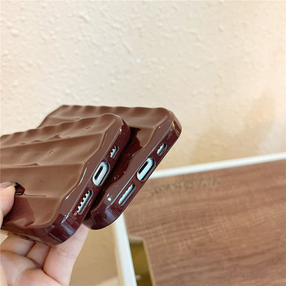 Anymob iPhone Case Sky Black Ripple Design Silicone Cover-Mobile Phone Cases-PEROZ Accessories