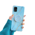 Anymob Samsung Case Sky Blue Marble With Finger Ring Holder Silicone Phone Cover-Mobile Phone Cases-PEROZ Accessories