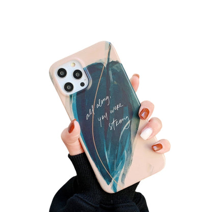 Anymob iPhone Leaf Pattern Phone Case Soft Silicone Back Cover-Mobile Phone Cases-PEROZ Accessories