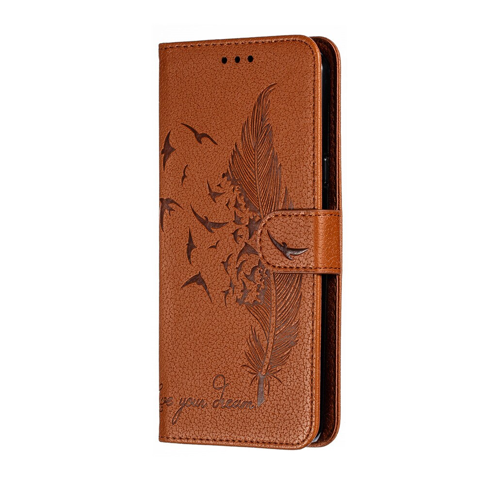 Anymob Xiaomi Redmi Red Leather Case Retro Wallet Flip Phone Cover Protection-Mobile Phone Cases-PEROZ Accessories