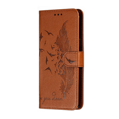Anymob Xiaomi Redmi Red Leather Case Retro Wallet Flip Phone Cover Protection-Mobile Phone Cases-PEROZ Accessories