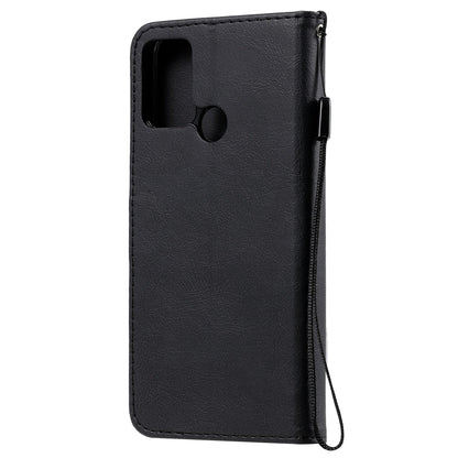 Anymob Black Leather Case Magnetic Flip Cover Wallet Phone Protection for Huawei P Smart 2020-PEROZ Accessories