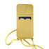 Anymob iPhone Case Yellow Crossbody Camera Lens Protect Wallet Card Necklace Lanyard Cover-Mobile Phone Cases-PEROZ Accessories