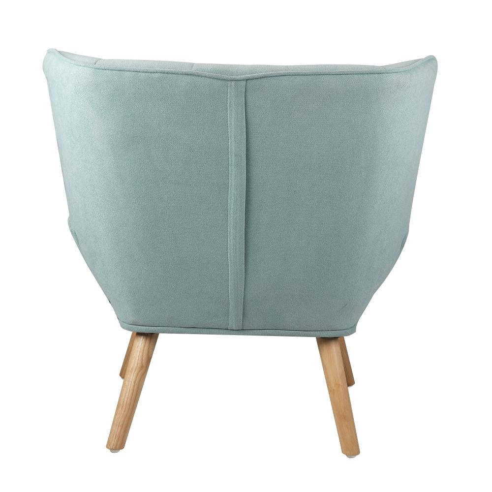 Oikiture Armchair Accent Chairs Sofa Lounge Fabric Upholstered Tub Chair Blue-Armchair-PEROZ Accessories