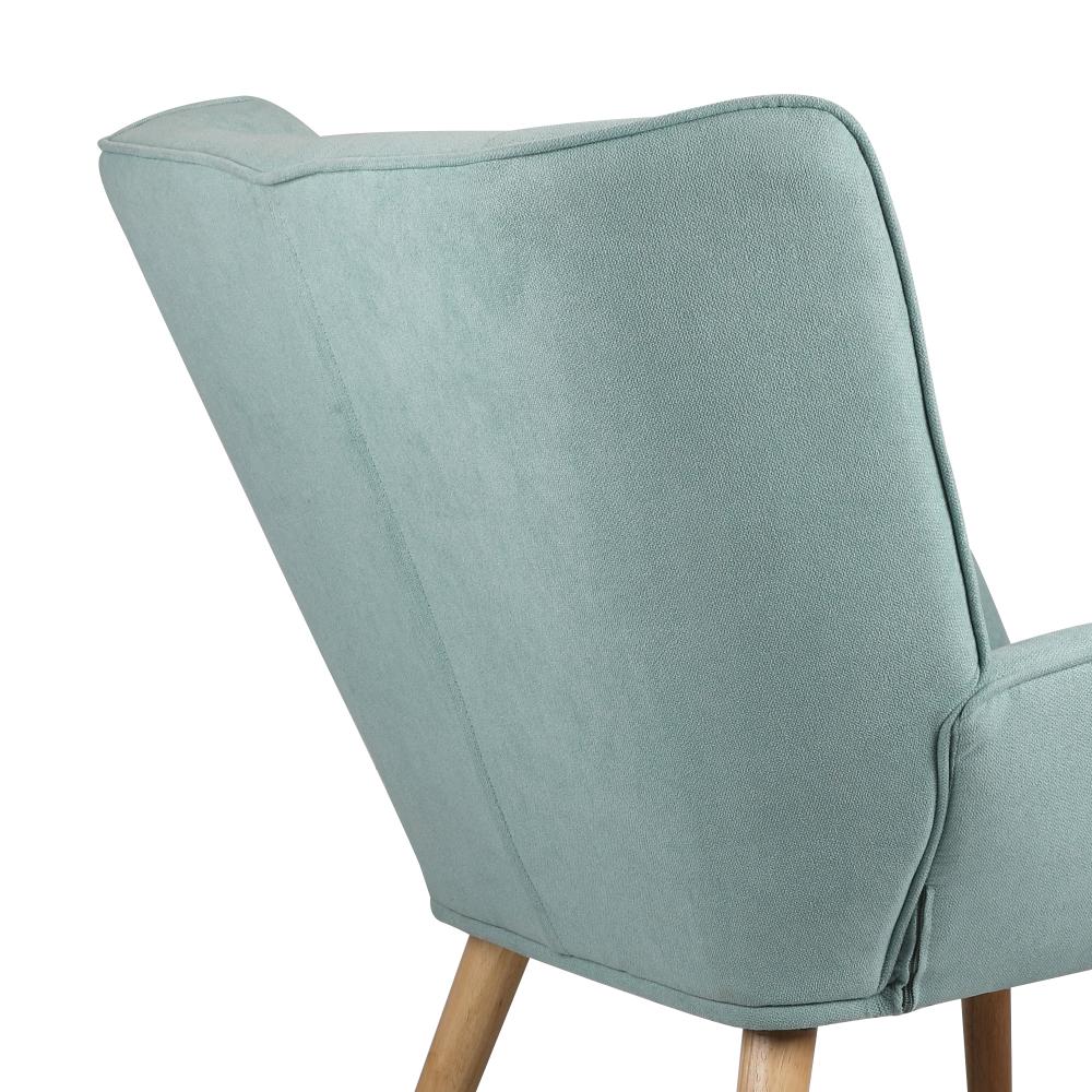 Oikiture Armchair Accent Chairs Sofa Lounge Fabric Upholstered Tub Chair Blue-Armchair-PEROZ Accessories