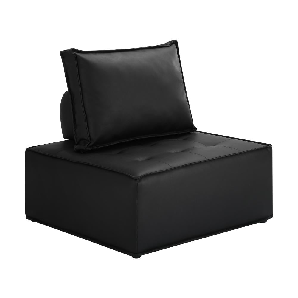 Oikiture Pu Leather Sofa Couch Louge Chair Home Furniture Black |PEROZ Australia