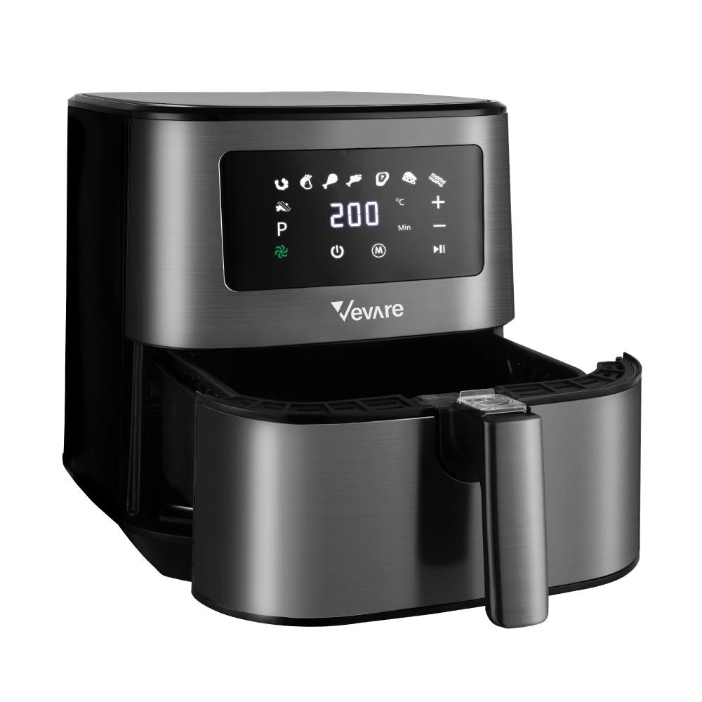 Vevare Air Fryer Electric Oven Oil Free Airfryer LCD Fryers Healthy Cooker 5.5L-Air Fryer-PEROZ Accessories