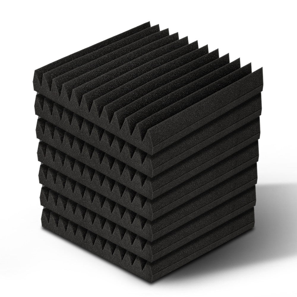 Alpha 20pcs Acoustic Foam Panels Tiles Studio Sound Absorbtion Wedge 30X30CM-Audio &amp; Video &gt; Acoustic Foam-PEROZ Accessories