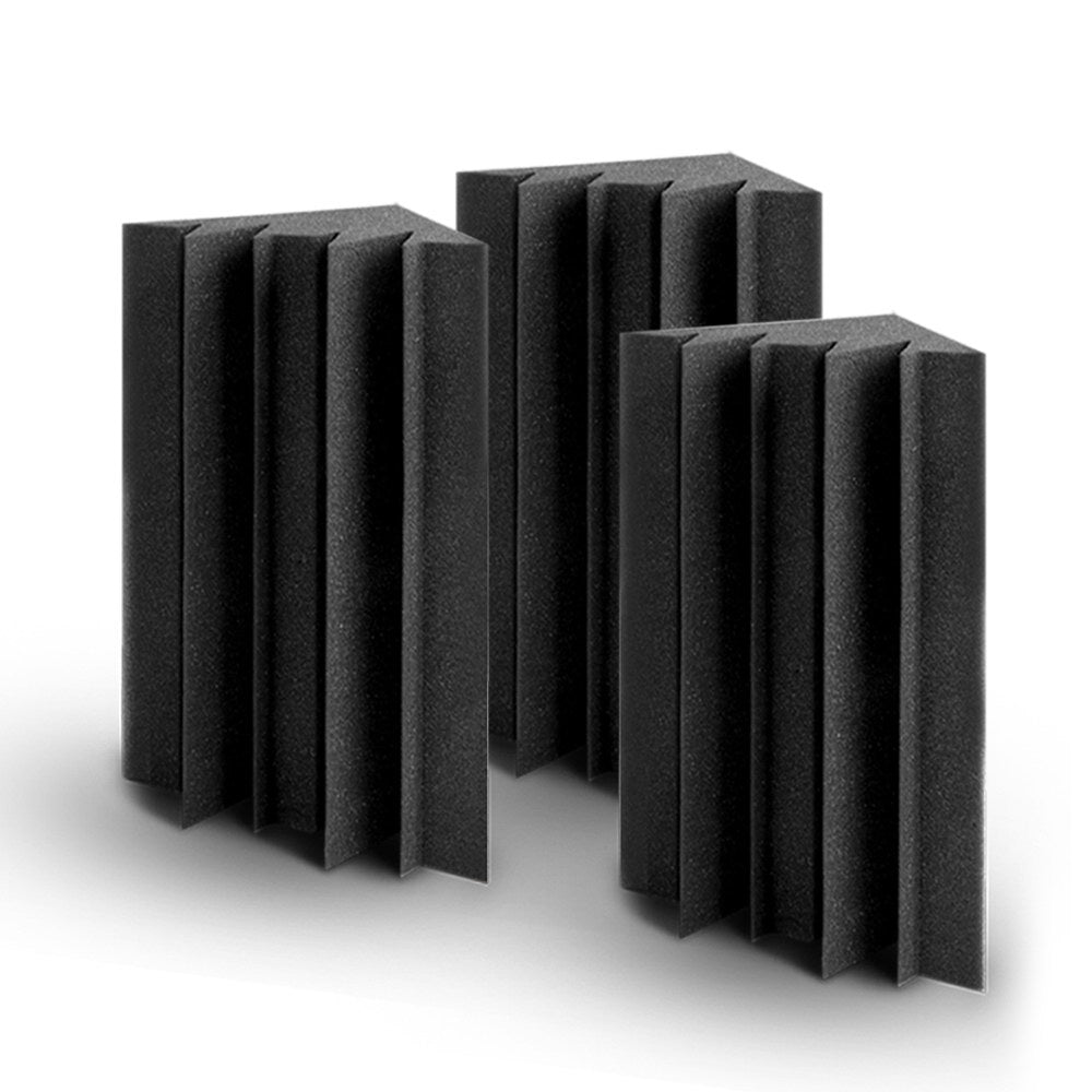 Alpha 20pcs Studio Acoustic Foam Corner Bass Trap Sound Absorption Treatment-Audio &amp; Video &gt; Acoustic Foam-PEROZ Accessories