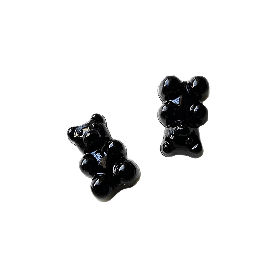 Anykidz 10pcs Black Bear Shoe Charm Accessories Jeans Clogs Pendants Designer Ornament Jibbitz for Crocs-Shoe Charms-PEROZ Accessories