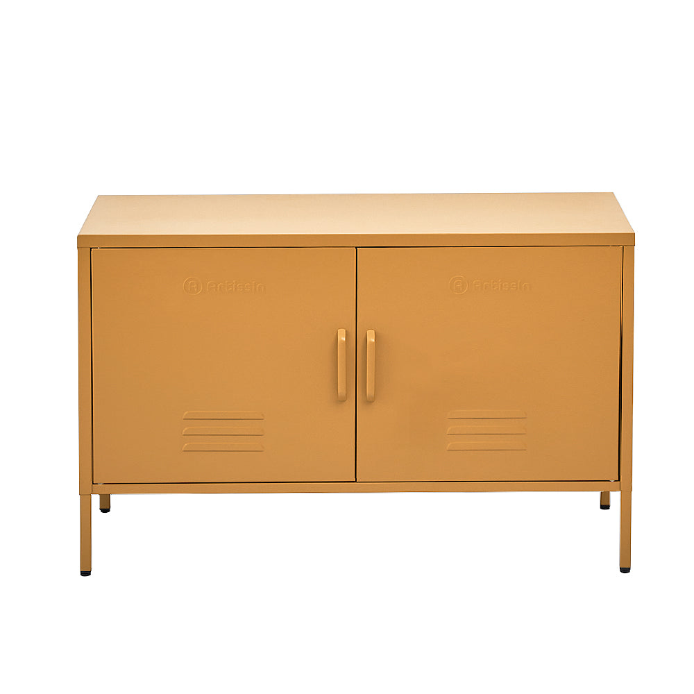 ArtissIn Buffet Sideboard Locker Metal Storage Cabinet - BASE Yellow-Furniture &gt; Living Room - Peroz Australia - Image - 2