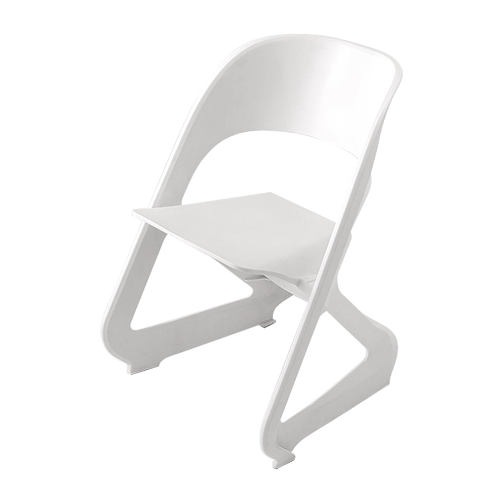 ArtissIn Set of 4 Dining Chairs Office Cafe Lounge Seat Stackable Plastic Leisure Chairs White-Furniture &gt; Bar Stools &amp; Chairs - Peroz Australia - Image - 1