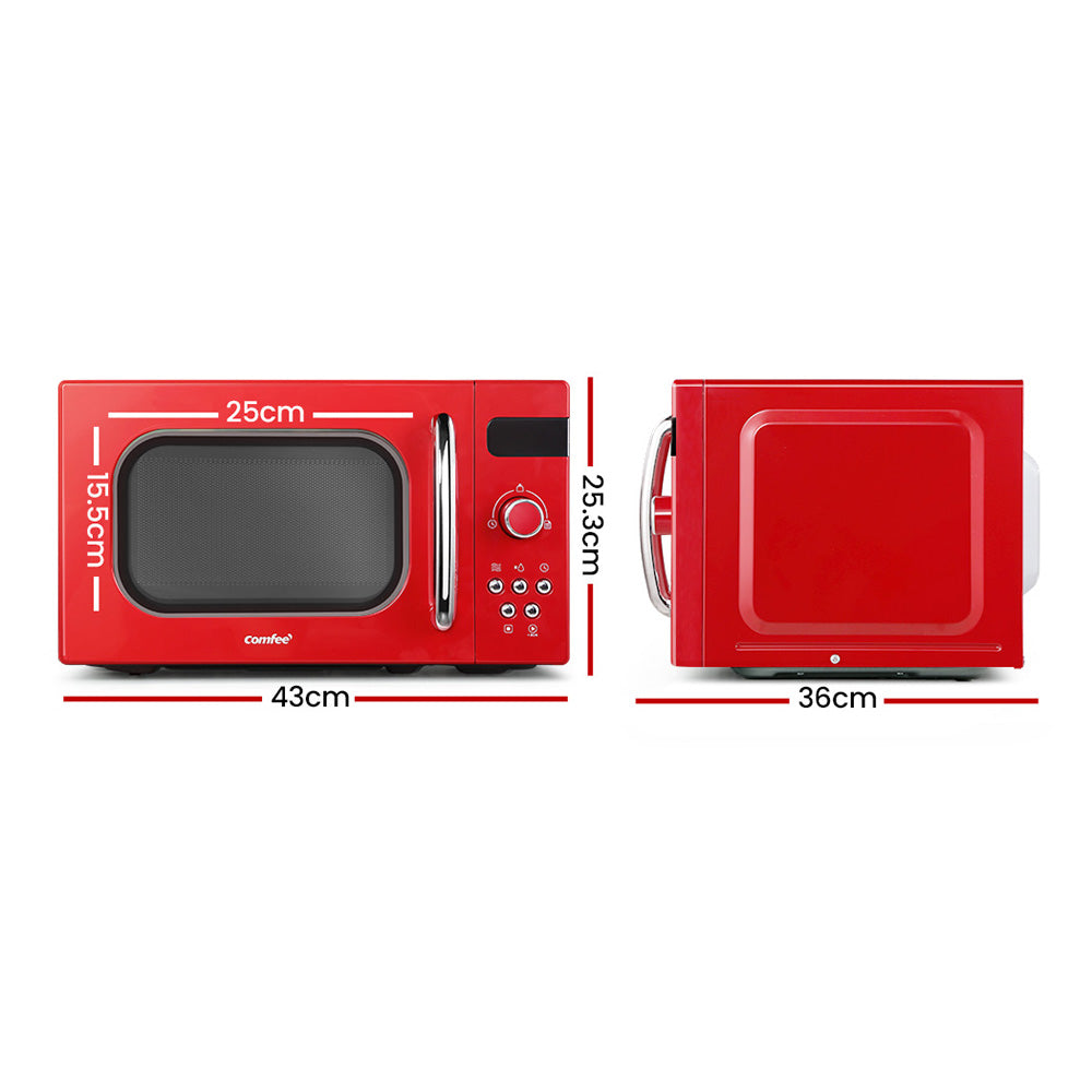 Comfee 20L Microwave Oven 800W Countertop Benchtop Kitchen 8 Cooking Settings-Appliances &gt; Kitchen Appliances-PEROZ Accessories