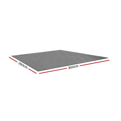 Weisshorn 3 X 2.5M Annex Floor Mat - Grey-Outdoor &gt; Camping-PEROZ Accessories