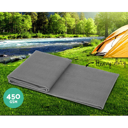 Weisshorn 3 X 2.5M Annex Floor Mat - Grey-Outdoor &gt; Camping-PEROZ Accessories