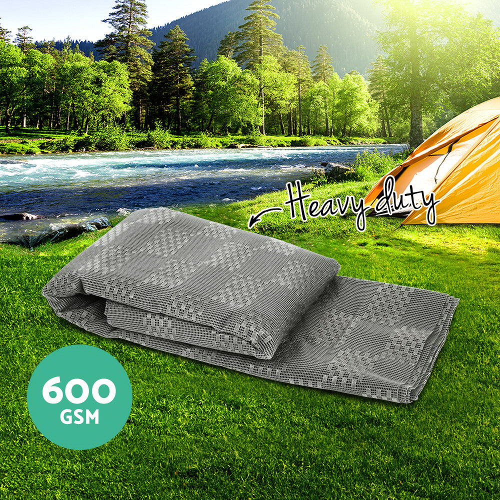 Weisshorn 4M X 2.5M Annex Matting 600 GSM Floor Mats Mesh Caravan Parks Annexes-Outdoor &gt; Camping-PEROZ Accessories