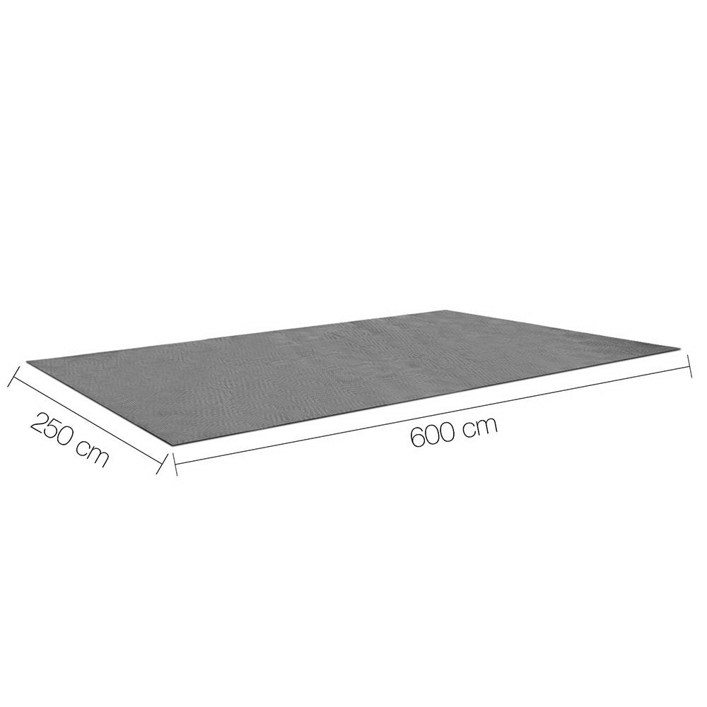 Weisshorn 6M X 2.5M Annex Matting 600 GSM Floor Mats Mesh Caravan Parks Camping-Outdoor &gt; Camping-PEROZ Accessories
