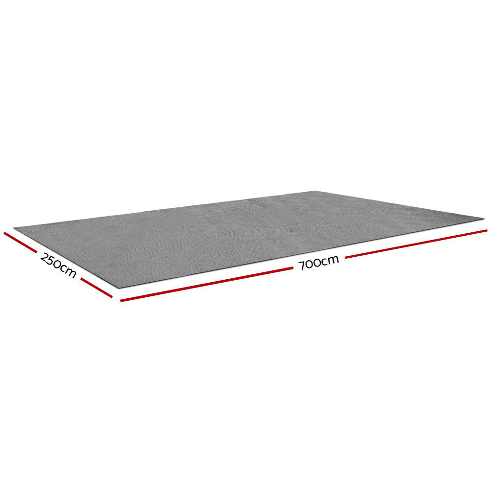 Weisshorn 7 X 2.5M Annex Floor Mat - Grey-Outdoor &gt; Camping-PEROZ Accessories