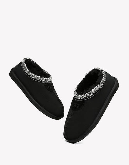 Australian Shepherd Unisex Ankle UGG Slippers Venus Double Face Sheepskin Home Slippers-Slippers-PEROZ Accessories