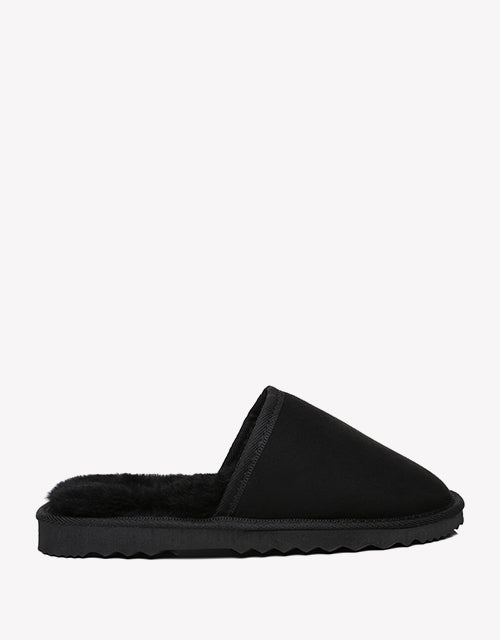Australian Shepherd UGG Men Scuff Australian Made DoubleFace Sheepskin Water Resistant Slipper-Slippers-PEROZ Accessories