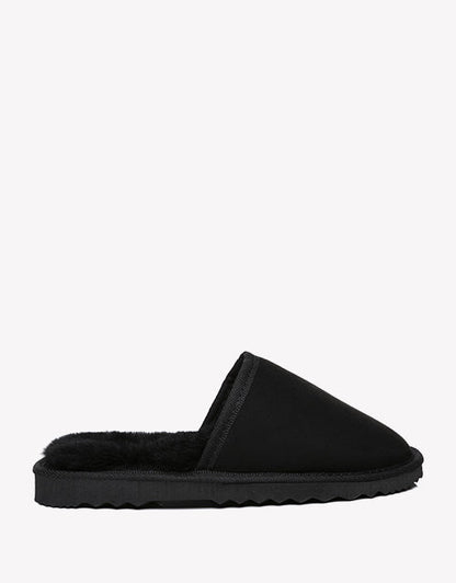 Australian Shepherd UGG Men Scuff Australian Made DoubleFace Sheepskin Water Resistant Slipper-Slippers-PEROZ Accessories