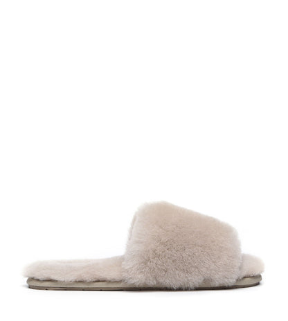 UGG Australian Sherpherd Fluffy Slides Hailey UGG Slide Slipper-Slippers-PEROZ Accessories