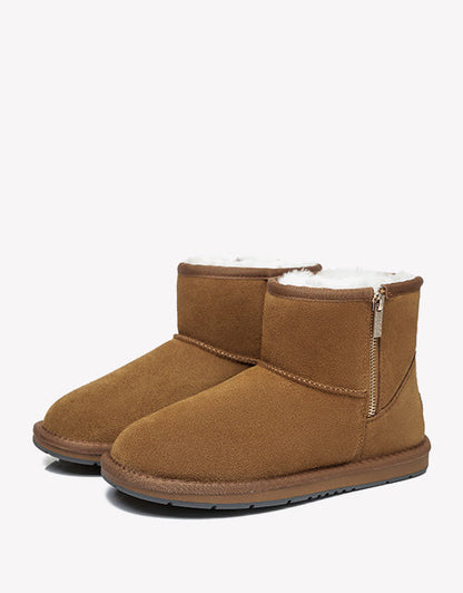 Australian Shepherd Mini Zipper UGG Boots-Boots-PEROZ Accessories