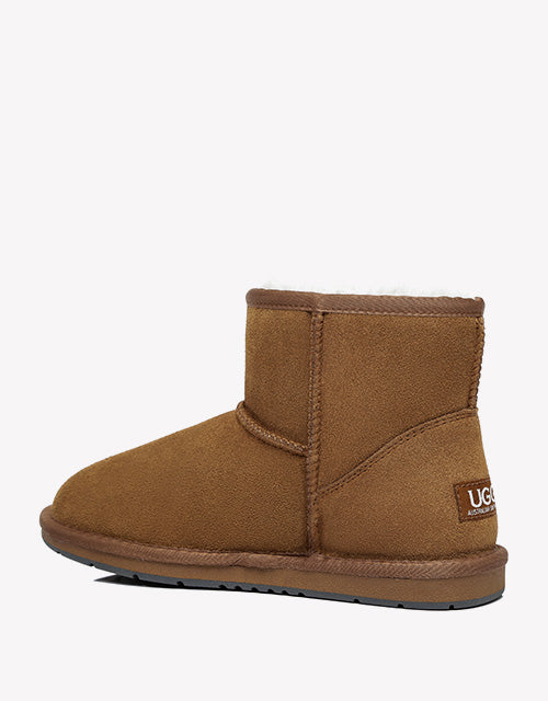 Australian Shepherd Mini Zipper UGG Boots-Boots-PEROZ Accessories