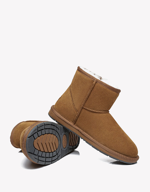 Australian Shepherd Mini Zipper UGG Boots-Boots-PEROZ Accessories