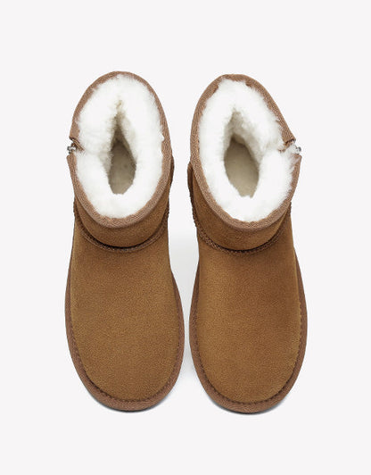 Australian Shepherd Mini Zipper UGG Boots-Boots-PEROZ Accessories
