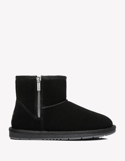 Australian Shepherd Mini Zipper UGG Boots-Boots-PEROZ Accessories