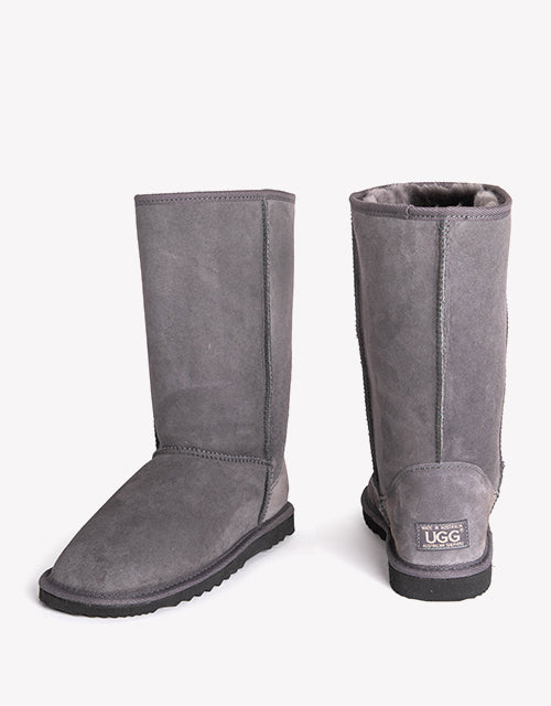 Australian Made Unisex Tall Classic Ugg Boots Australian Shepherd Water Resistant-Boots-PEROZ Accessories