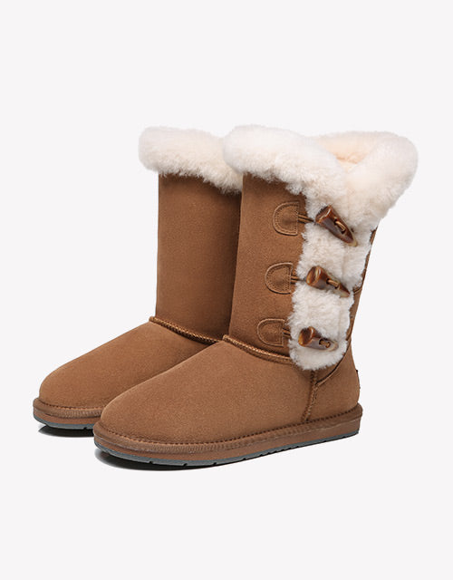Australian Shepherd UGG Boots Women Tamari Toggle Closure-Boots-PEROZ Accessories
