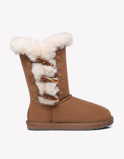 Australian Shepherd UGG Boots Women Tamari Toggle Closure-Boots-PEROZ Accessories