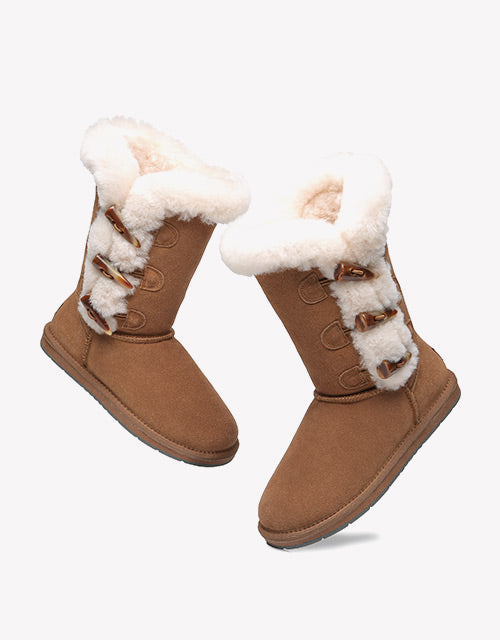 Australian Shepherd UGG Boots Women Tamari Toggle Closure-Boots-PEROZ Accessories