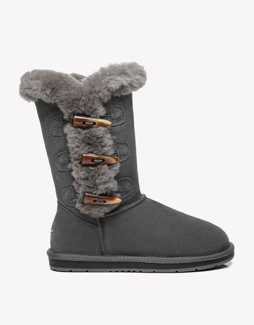 Australian Shepherd UGG Boots Women Tamari Toggle Closure-Boots-PEROZ Accessories