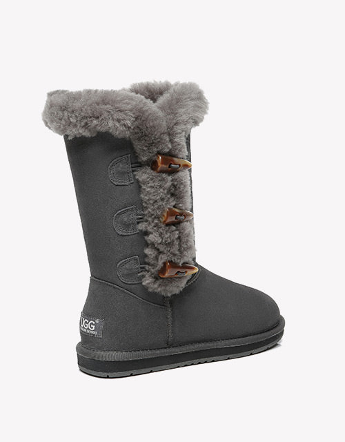 Australian Shepherd UGG Boots Women Tamari Toggle Closure-Boots-PEROZ Accessories