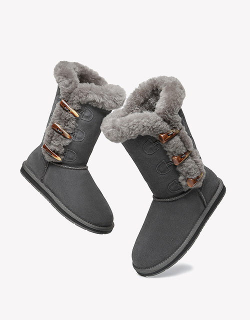 Australian Shepherd UGG Boots Women Tamari Toggle Closure-Boots-PEROZ Accessories
