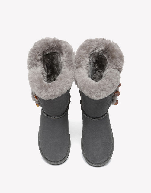 Australian Shepherd UGG Boots Women Tamari Toggle Closure-Boots-PEROZ Accessories