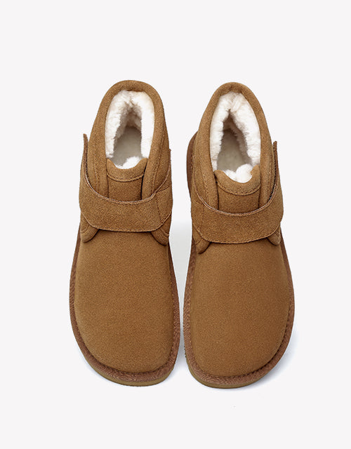 Australian Shepherd AS Unisex Sheepskin Ankle Ugg Boots Dylan-Boots-PEROZ Accessories