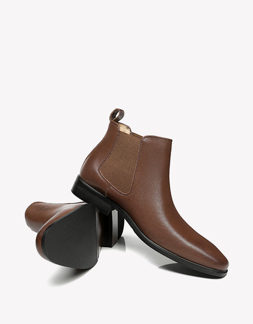 Australian Shepherd Mens Casual Leather Boots Jeremy-Boots-PEROZ Accessories