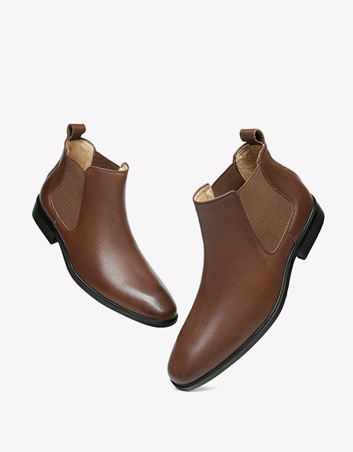 Australian Shepherd Mens Casual Leather Boots Jeremy-Boots-PEROZ Accessories