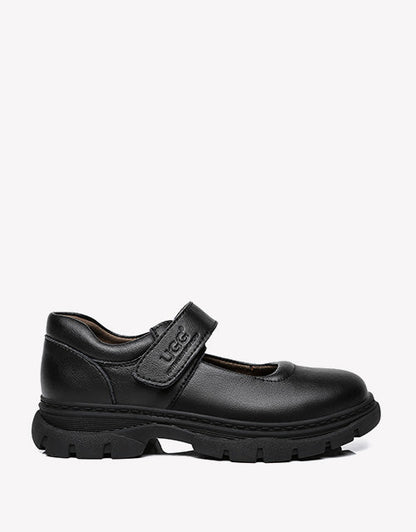 Australian Shepherd Chris Kids Leather School Shoes with Removable Insole-School Shoes-PEROZ Accessories