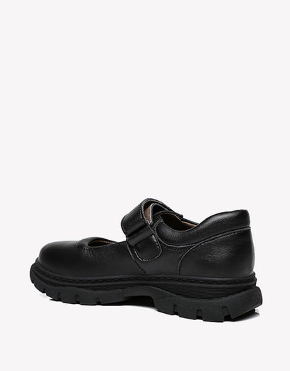 Australian Shepherd Chris Kids Leather School Shoes with Removable Insole-School Shoes-PEROZ Accessories