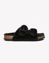Australian Shepherd UGG Women Fluffy Flat Sandal Slide Myla-Slides-PEROZ Accessories