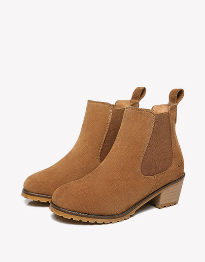 Australian Shepherd Women UGG Heel boots Sylvia Water-Repellent-Boots-PEROZ Accessories