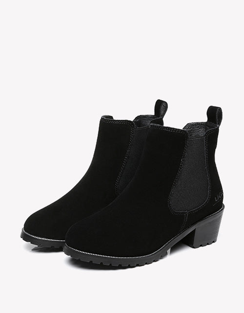 Australian Shepherd Women UGG Heel boots Sylvia Water-Repellent-Boots-PEROZ Accessories