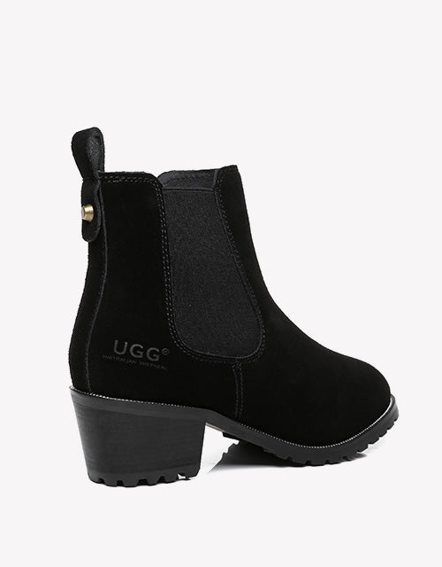 Australian Shepherd Women UGG Heel boots Sylvia Water-Repellent-Boots-PEROZ Accessories