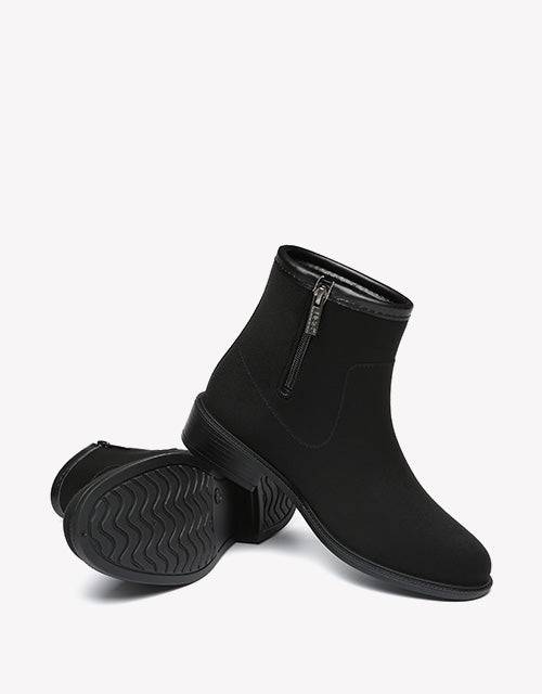 Australian Shepherd UGG Rainboots, Shearling Ankle Gumboots Women Vinia With Wool Insole-Boots-PEROZ Accessories