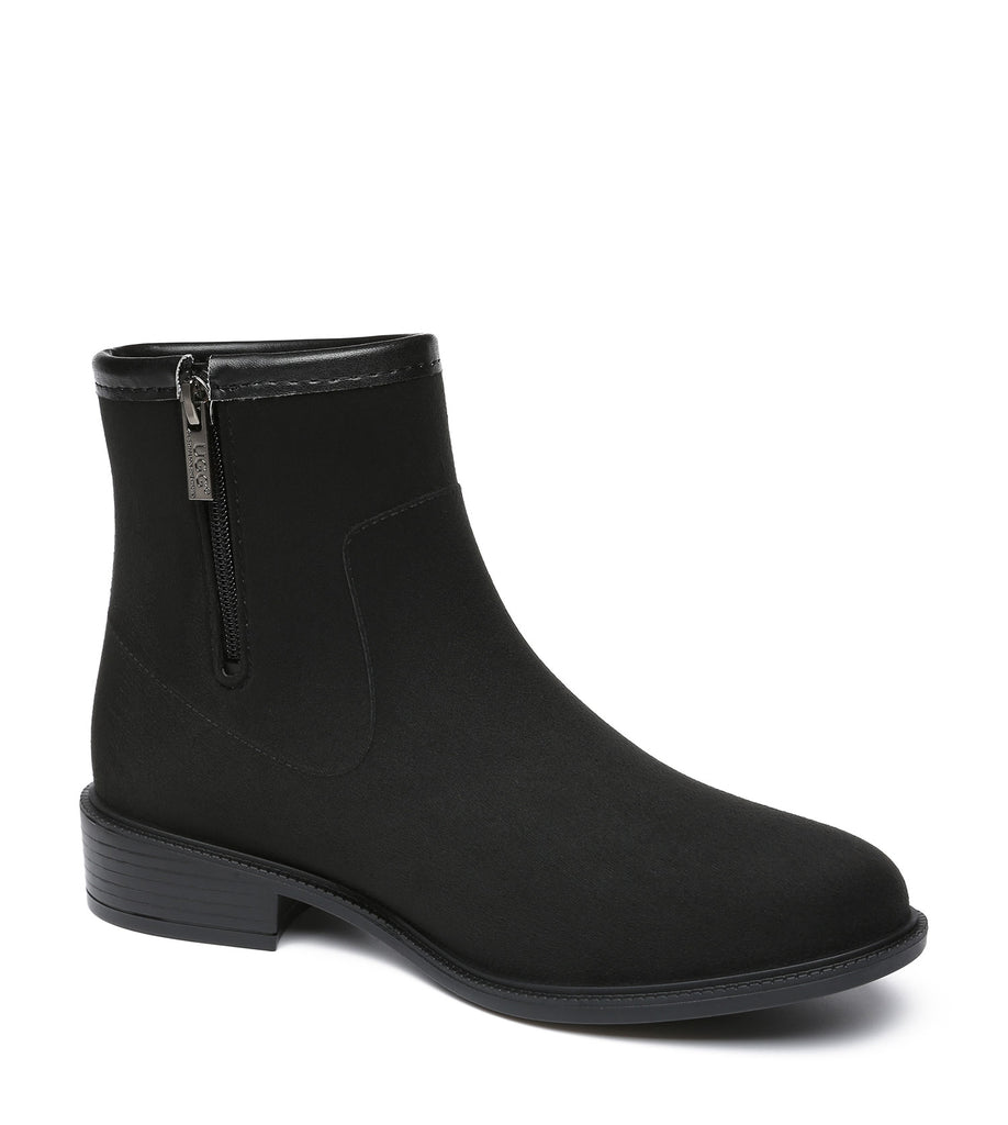 Australian Shepherd UGG Rainboots, Shearling Ankle Gumboots Women Vinia With Wool Insole-Boots-PEROZ Accessories